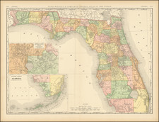 Florida Map By Rand McNally & Company