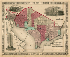 Mid-Atlantic Map By Alvin Jewett Johnson