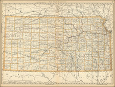 Kansas Map By Rand McNally & Company