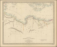 North Africa Map By SDUK