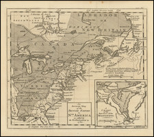 United States Map By Gentleman's Magazine