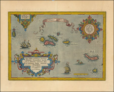 Acores Insulae By Abraham Ortelius