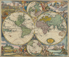 World Map By Justus Danckerts