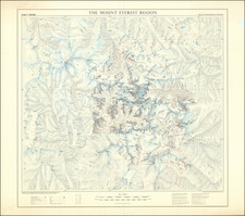 India and Central Asia & Caucasus Map By Royal Geographical Society