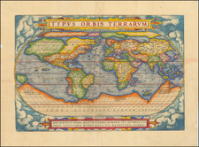 World Map By Abraham Ortelius