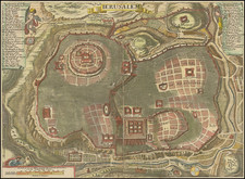 Jerusalem Map By Anonymous