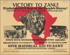 Africa and East Africa Map By New York Material Aid Campaign for Zanu