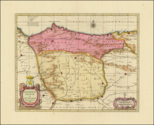 Spain Map By Valk & Schenk