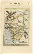 West Africa Map By Alain Manesson Mallet