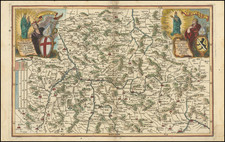 Luxembourg, Nord et Nord-Est, Norddeutschland and Mitteldeutschland Map By Heinrich Scherer