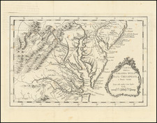 Maryland, Delaware, Southeast and Virginia Map By Gazzetiere Americano