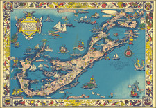 Bermuda and Pictorial Maps Map By Elizabeth Shurtleff