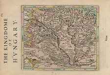 Europe, Hungary and Czech Republic & Slovakia Map By Henricus Hondius - Gerhard Mercator
