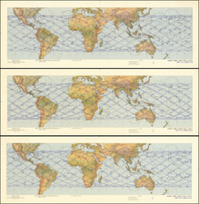 Space Exploration Map By NASA / Aeronautical Chart and Information Center