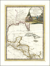 La Parte Orientale Dell'Antico, E Nuovo Messico Con Florida E La Bassa Luigiana . . . 1798