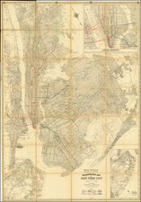 New York City Map By Rand McNally & Company