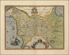 Florentini Dominii, Fidelissima et Nova Descriptio Auctore D. Stephano Monacho Montisoliveti By Abraham Ortelius