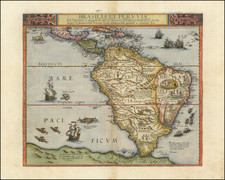 South America Map By Cornelis de Jode