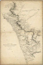 Map of the Province of Malabar Drawn from Various Surveys
