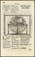 Eastern Hemisphere Map By Johann Amos Komensky