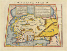 Turkey and Turkey & Asia Minor Map By Sebastian Munster