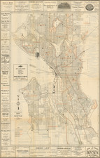 Washington Map By W.S. Parks Co.