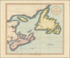 Eastern Canada Map By John Cary