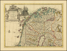 Scandinavie Septentrionale ou Couronnes Du Nord Suivant les Nouvelles Observations By Covens & Mortier