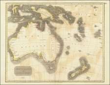 Australia Map By John Thomson
