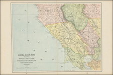 California Map By Pacific Coast Atlas