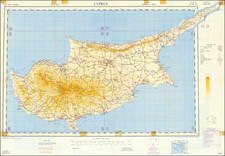 Cyprus Map By War Office