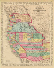 Southwest, Arizona, Utah, Nevada, New Mexico, Idaho, Montana, Utah, Wyoming, Pacific Northwest, Oregon, Washington and California Map By Charles Desilver