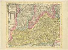 A Map of Old & New Castile From the Observations of Rodrigo Mendes Silva and others. By John Senex