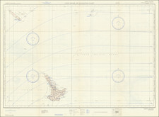 (Second World War - New Zealand) Long Range Air Navigation Chart North Island