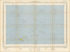 (Second World War - Fiji) Long Range Air Navigation Chart Fiji Islands (Restricted)