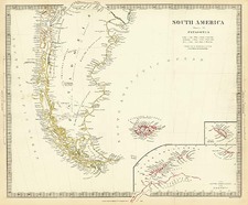 South America Map By SDUK