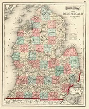 Midwest Map By O.W. Gray