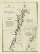 A Survey of Lake Champlain, including Lake George, Crown Point and St. John, Surveyed by Order of His Excellency, Major General Sr. Jeffery Amherst . . . 1762. By Robert Sayer  &  John Bennett