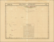 Jamaica Map By Philippe Marie Vandermaelen