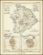 Hawaii and Hawaii Map By Augustus Herman Petermann