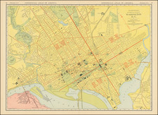 Washington, D.C. Map By Rand McNally & Company