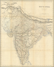 India Map By John Murray / J & C Walker