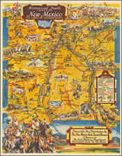 New Mexico and Pictorial Maps Map By Wilfred Stedman