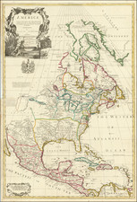 North America Corrected From The Observations Communicated to The Royal Society of London and The Royal Academy of Paris . . . 1710 By John Senex