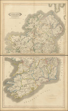 Ireland Map By Daniel Lizars