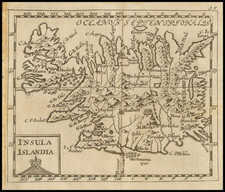 Iceland Map By Johann Christoph Beer