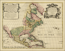 North America Map By Reiner & Joshua Ottens