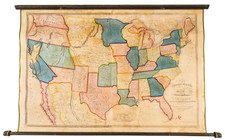 United States, Texas, Plains, Southwest and Rocky Mountains Map By John Reed  &  John Warner Barber