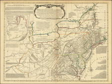 United States, Mid-Atlantic and Midwest Map By Lewis Evans / John Bowles