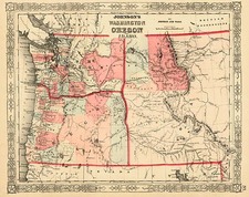 Rocky Mountains Map By Benjamin P Ward  &  Alvin Jewett Johnson